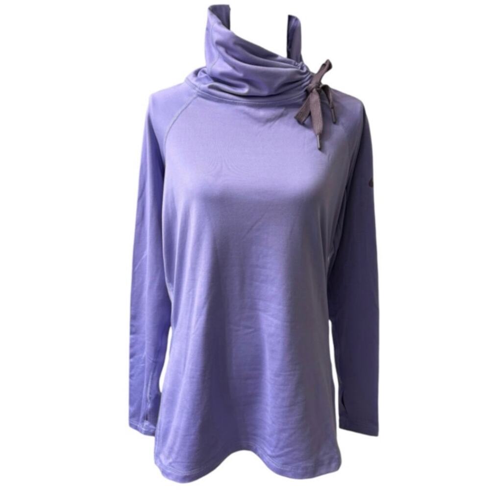 Nike Pro Women's Size XL Purple Pullover High Cowl Neck Activewear Sweatshirt